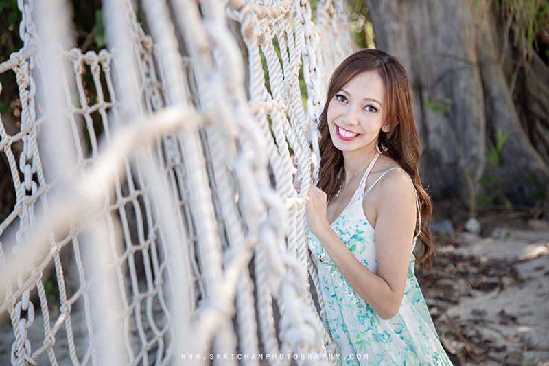 Lifestyle beach photoshoot with Isabelle at Palawan Beach (Sentosa)