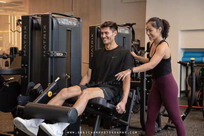 Indoor Commercial Fitness Photoshoot - Platinum Fitness @ Platinum Fitness @ Tanglin Mall