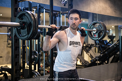 Indoor Fitness Gym Photoshoot - Lukas Berger @ GymHaus