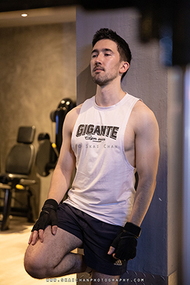 Indoor Men's Fitness Fashion Photoshoot - Lukas Berger @ GymHaus