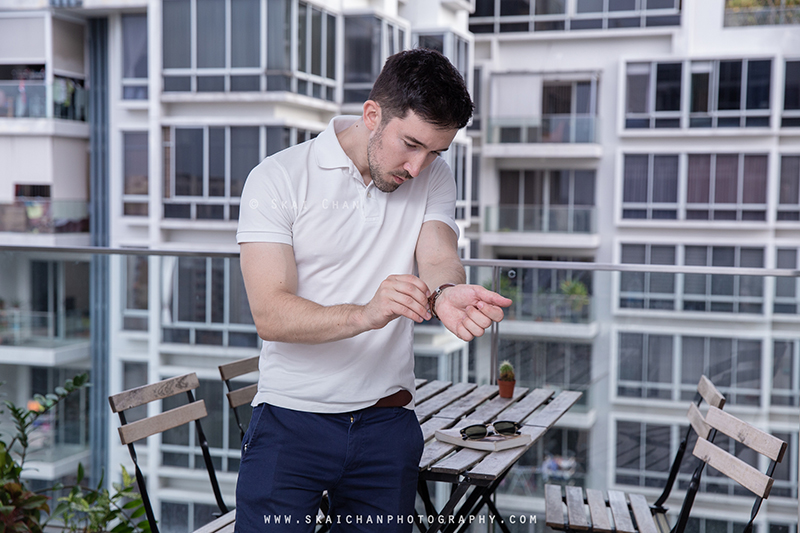 Home lifestyle portrait photoshoot with Lukas Berger at Home