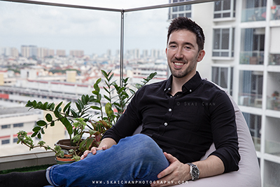 Indoor Home Lifestyle Portrait Photoshoot - Lukas Berger @ Home