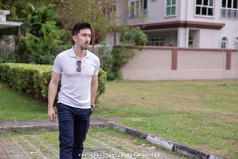 Men's Outdoor Fashion photoshoot with Lukas Berger at Haig Road