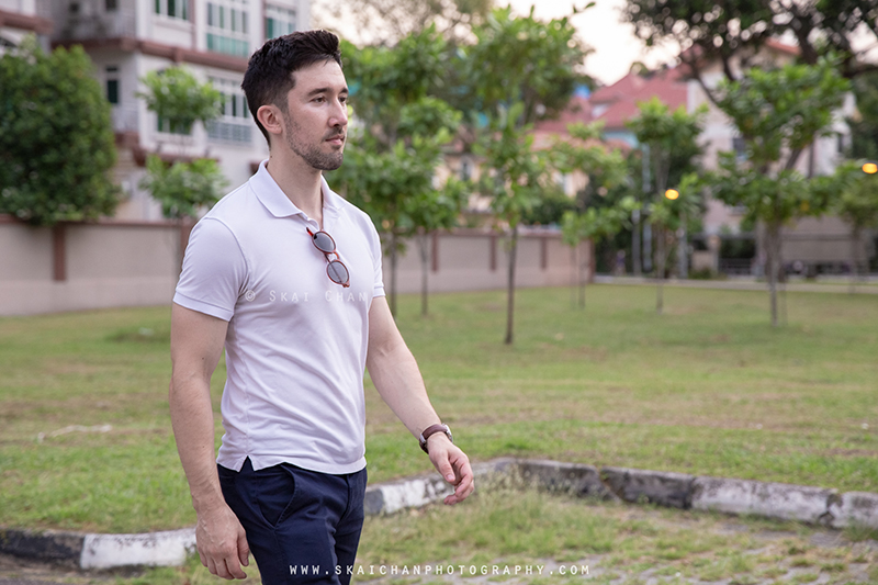 Men's Outdoor Fashion photoshoot with Lukas Berger at Haig Road