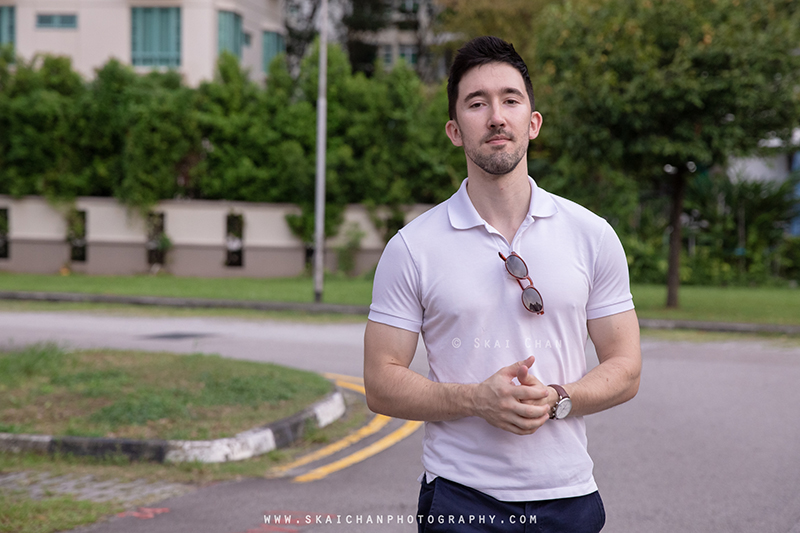 Men's Outdoor Fashion photoshoot with Lukas Berger at Haig Road