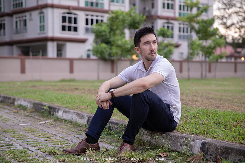 Men's Outdoor Fashion photoshoot with Lukas Berger at Haig Road