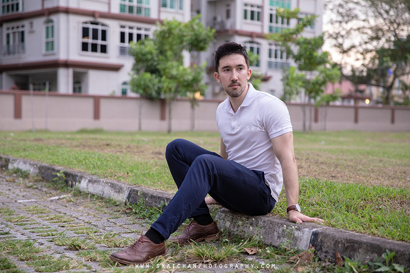 Men's Outdoor Fashion photoshoot with Lukas Berger at Haig Road