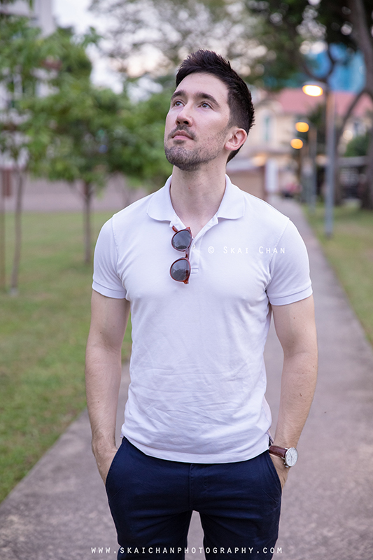 Men's Outdoor Fashion photoshoot with Lukas Berger at Haig Road