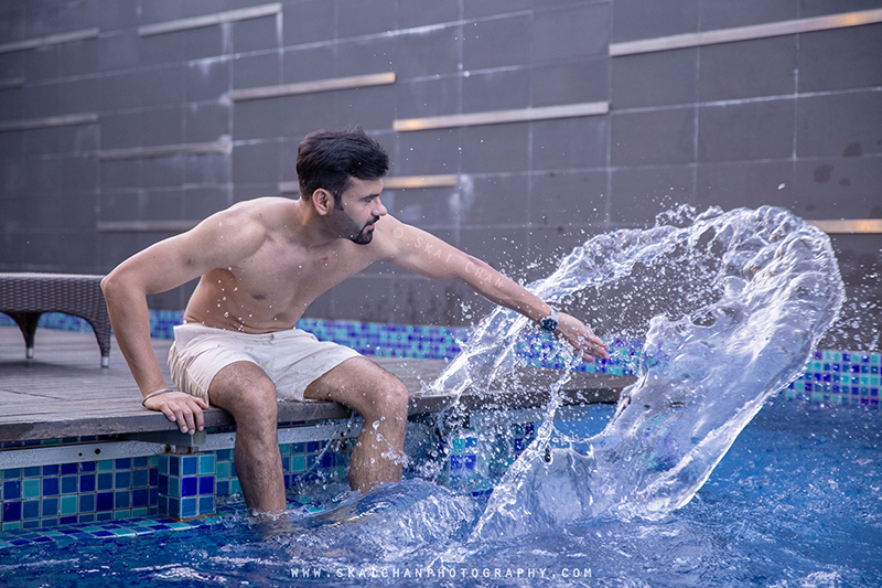 Water Themed fitness portrait photoshoot with Anmol @ swimming pool @ Edenz Loft Water Themed fitness portrait photoshoot with Anmol @ swimming pool @ Edenz Loft