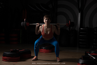 Indoor Women's Gym Fitness Photoshoot - Chris Koh @ Virgin Active Gym (Paya Lebar)