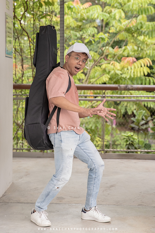 Music Guitar portrait photoshoot with Barry Chow @ PassionWave (Jurong Lake Gardens)
