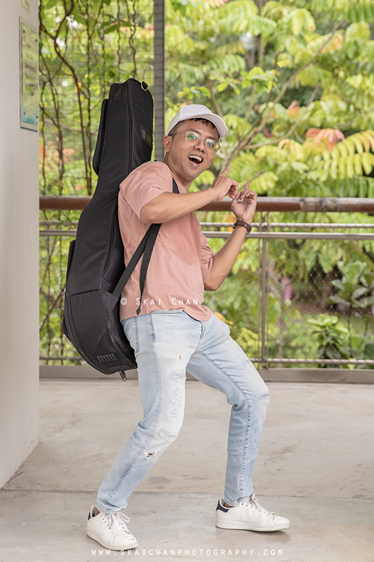 Music Guitar portrait photoshoot with Barry Chow @ PassionWave (Jurong Lake Gardens)