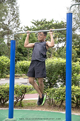 Outdoor Lifestyle Fitness Photoshoot - Barry Chow @ Fitness Corner (Yuan Ching Road)