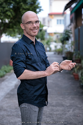 Outdoor Men's Fashion Photoshoot - Jerome Cheze @ Back Alley (Hougang)