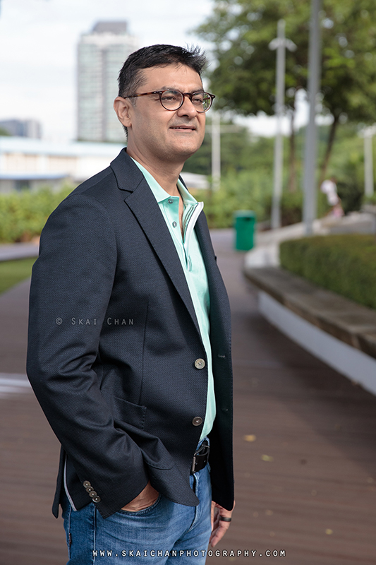 Men's casual corporate photoshoot with Gaurav Trivedi @ Kallang Wave Mall