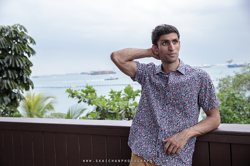 Lifestyle vacation photoshoot with Rounak @ Palawan Beach (Sentosa)