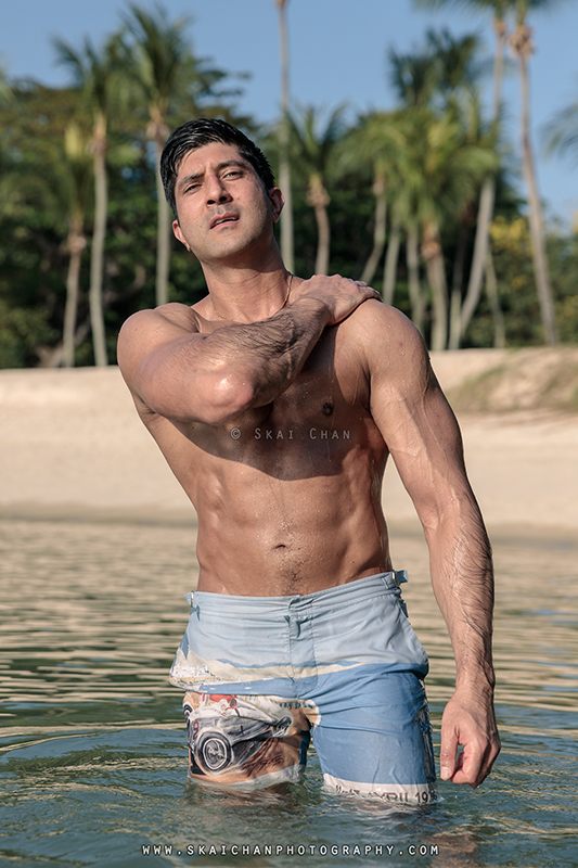 Water themed physique portrait photoshoot with Deepraj @ Tanjong Beach (Sentosa) Water themed physique portrait photoshoot with Deepraj @ Tanjong Beach (Sentosa)