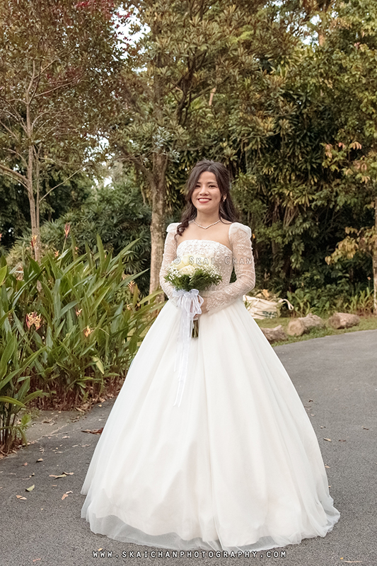 Bridal / Wedding photoshoot with Christy Hoa at Changi Cottage