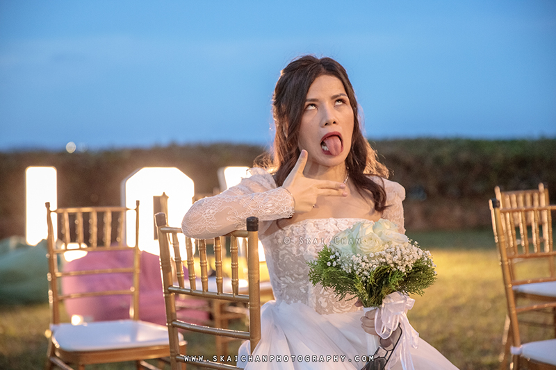 Bridal / Wedding photoshoot with Christy Hoa at Changi Cottage