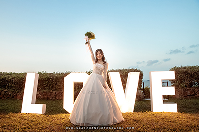 Outdoor Bridal Photoshoot - Christy Hoa @ Changi Cottage