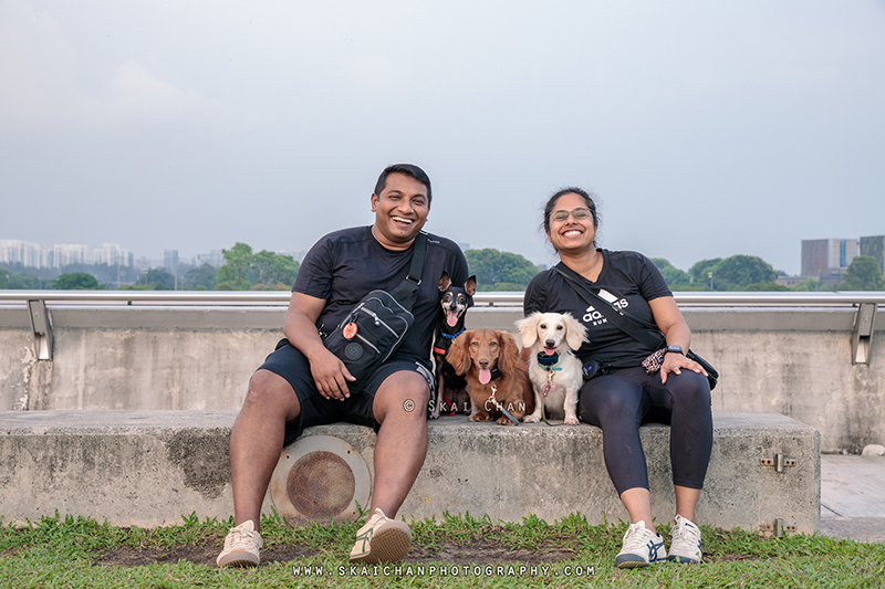 Outdoor dogs with owners photoshoot for Prakash & Darsheni at Marina Barrage Outdoor dogs with owners photoshoot for Prakash & Darsheni at Marina Barrage