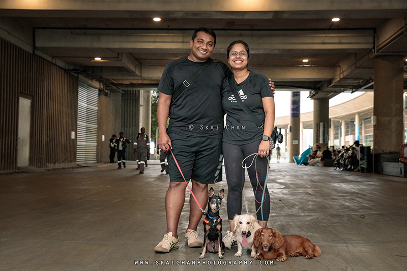 Outdoor dogs with owners photoshoot for Prakash & Darsheni at Marina Barrage Outdoor dogs with owners photoshoot for Prakash & Darsheni at Marina Barrage