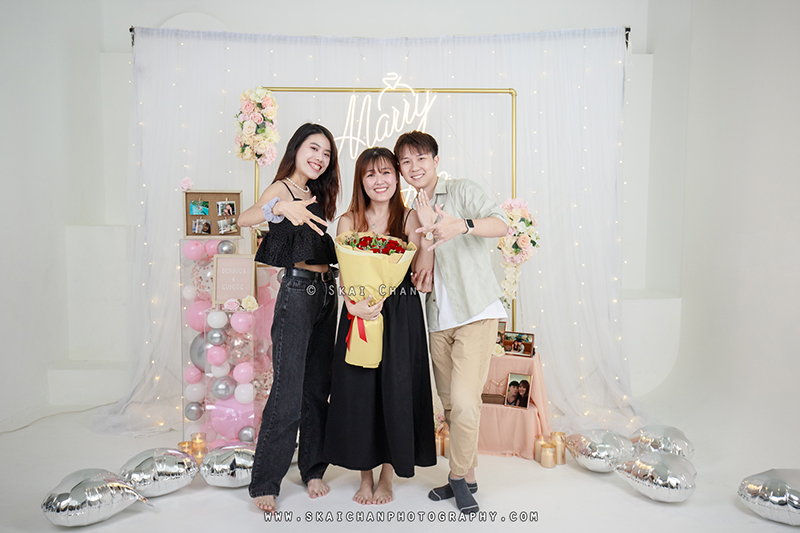 Studio friends photoshoot with Derrick & Eunice at Our Studio Space (photography studio)