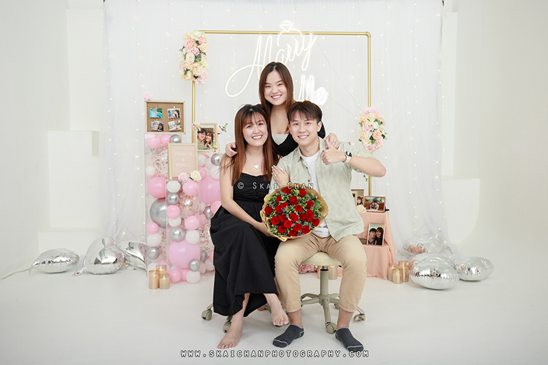 Studio friends photoshoot with Derrick & Eunice at Our Studio Space (photography studio)