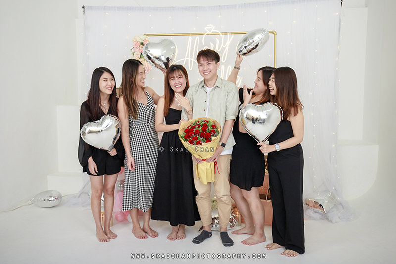 Studio friends photoshoot with Derrick & Eunice at Our Studio Space (photography studio)