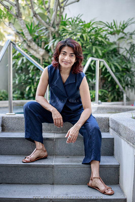 Women's Fashion photoshoot with M.S at swimming pool, Bedok