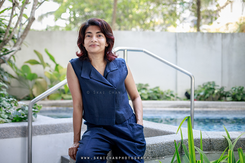 Women's Fashion photoshoot with M.S at swimming pool, Bedok