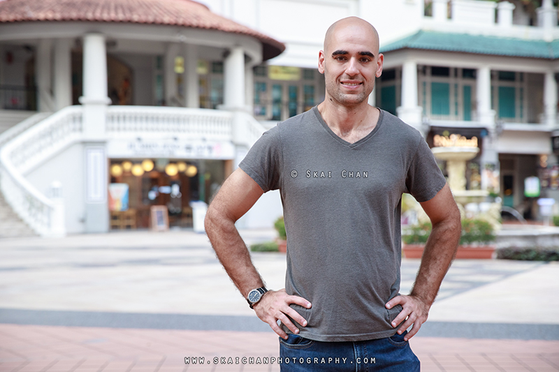 Men's fashion photoshoot with Itay @ Robertson Quay