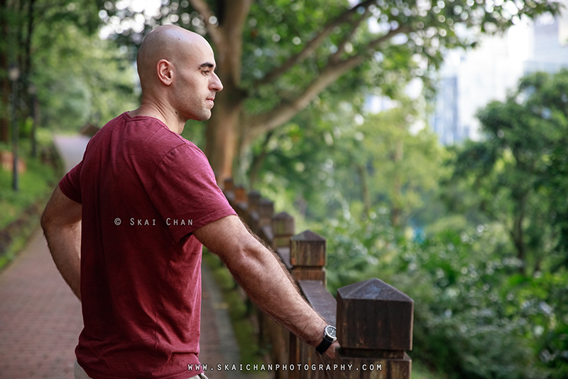 Hiking photoshoot with Itay @ Fort Canning Park