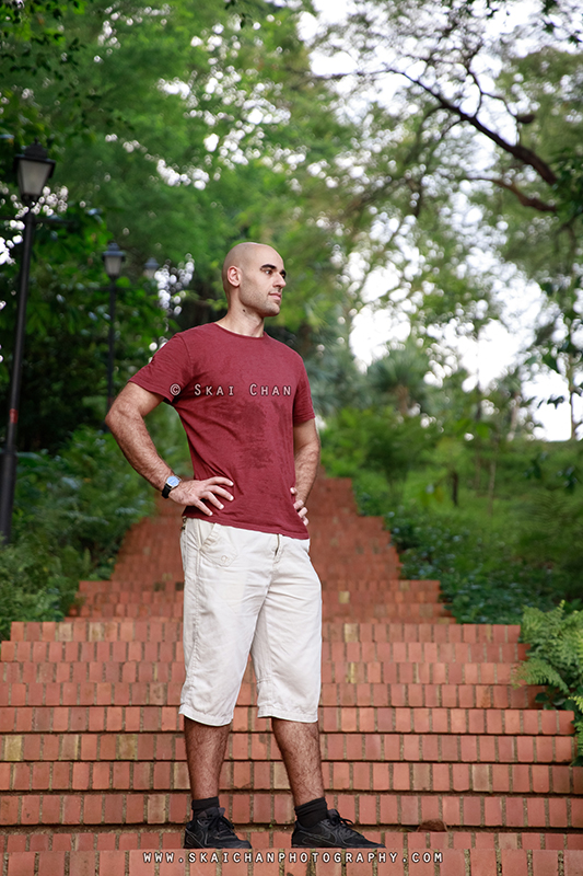 Hiking photoshoot with Itay @ Fort Canning Park