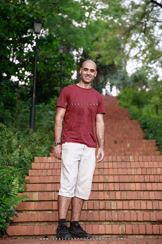 Hiking photoshoot with Itay @ Fort Canning Park