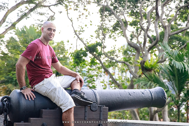 Hiking photoshoot with Itay @ Fort Canning Park