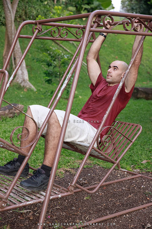 Hiking photoshoot with Itay @ Fort Canning Park