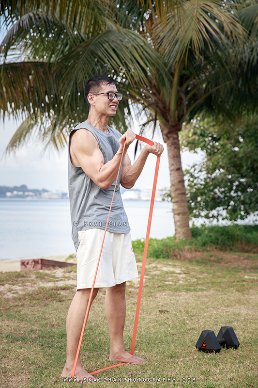 Fitness workout photoshoot with Raymond Chan at Pasir Ris Beach Fitness workout photoshoot with Raymond Chan at Pasir Ris Beach