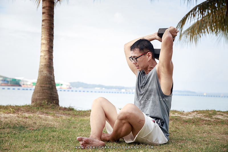 Fitness workout photoshoot with Raymond Chan at Pasir Ris Beach Fitness workout photoshoot with Raymond Chan at Pasir Ris Beach