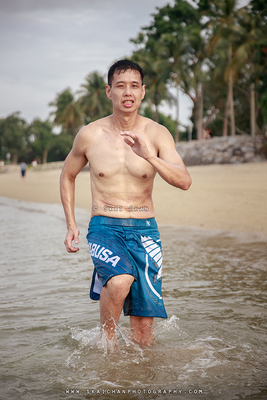 Fitness workout photoshoot with Raymond Chan at Pasir Ris Beach Fitness workout photoshoot with Raymond Chan at Pasir Ris Beach