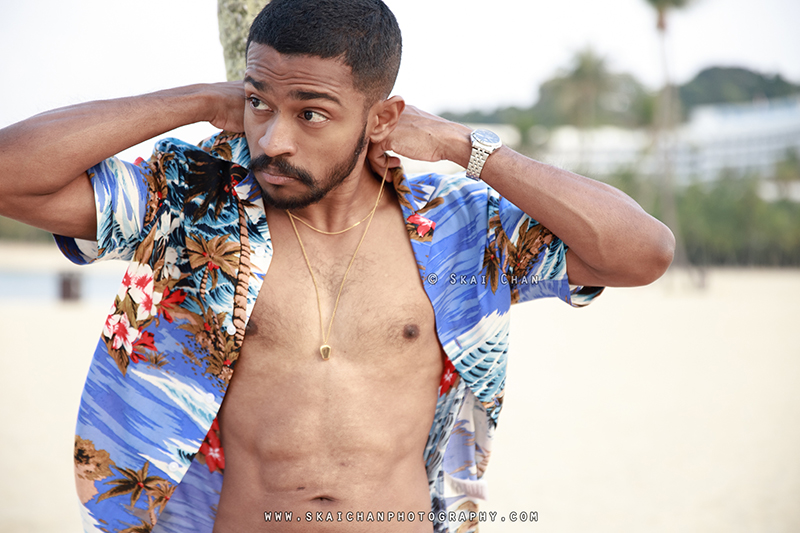 Beach lifestyle photoshoot with Daniel Stephen @ Siloso Beach, Sentosa