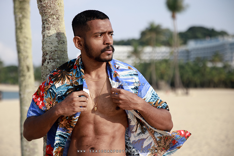 Beach lifestyle photoshoot with Daniel Stephen @ Siloso Beach, Sentosa