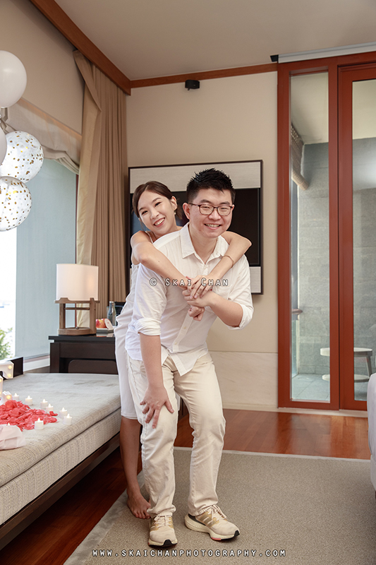 Casual couple photoshoot with Jay & Florence at Capella Hotel (Sentosa) Casual couple photoshoot with Jay & Florence at Capella Hotel (Sentosa)