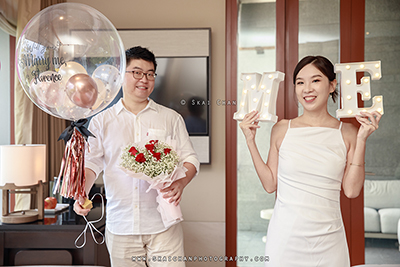 Indoor & Outdoor Couple Photoshoot - Couple: Jay & Florence @ Capella Hotel (Sentosa)