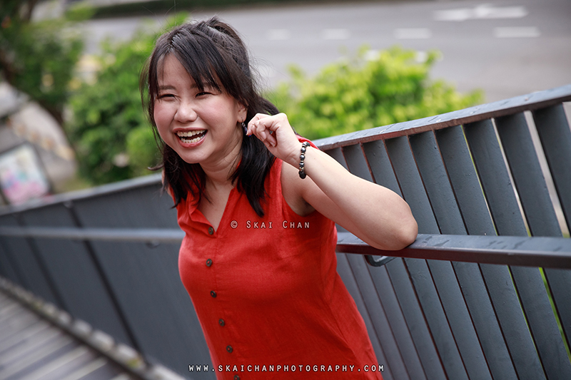 Outdoor lifestyle photoshoot with Pris Lim at Tanjong Pagar Community Centre CC