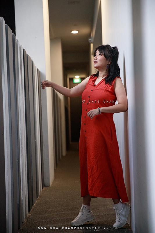 Outdoor lifestyle photoshoot with Pris Lim at Tanjong Pagar Community Centre CC