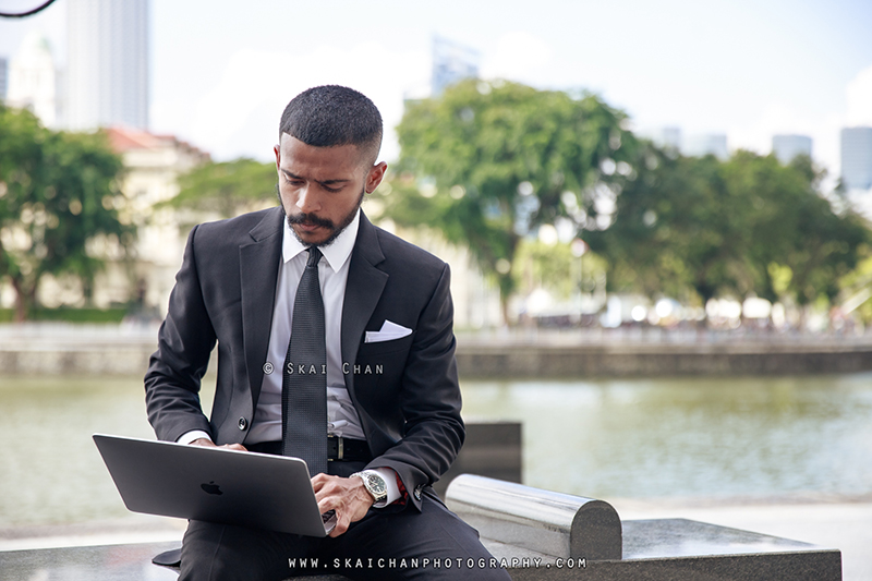 Modern Corporate Lifestyle photoshoot with Daniel Stephen @ Boat Quay