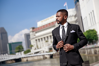 Outdoor Modern Corporate Lifestyle Photoshoot - Daniel Stephen @ Boat Quay