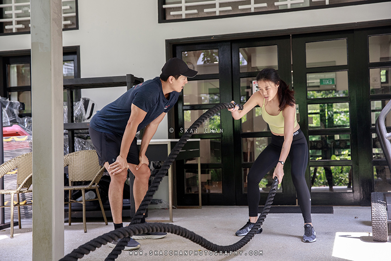 Editorial personal training photoshoot with Gold's Gym Singapore at Rochester Park outlet Editorial personal training photoshoot with Gold's Gym Singapore at Rochester Park outlet