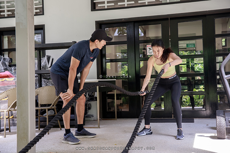 Editorial personal training photoshoot with Gold's Gym Singapore at Rochester Park outlet Editorial personal training photoshoot with Gold's Gym Singapore at Rochester Park outlet